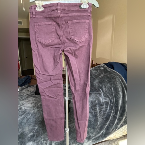 Paige purple jeans, size 26, only worn couple times - Picture 2 of 3